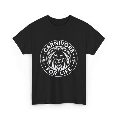 Carnivore For Life Lion Carnivores T-Shirt - Black