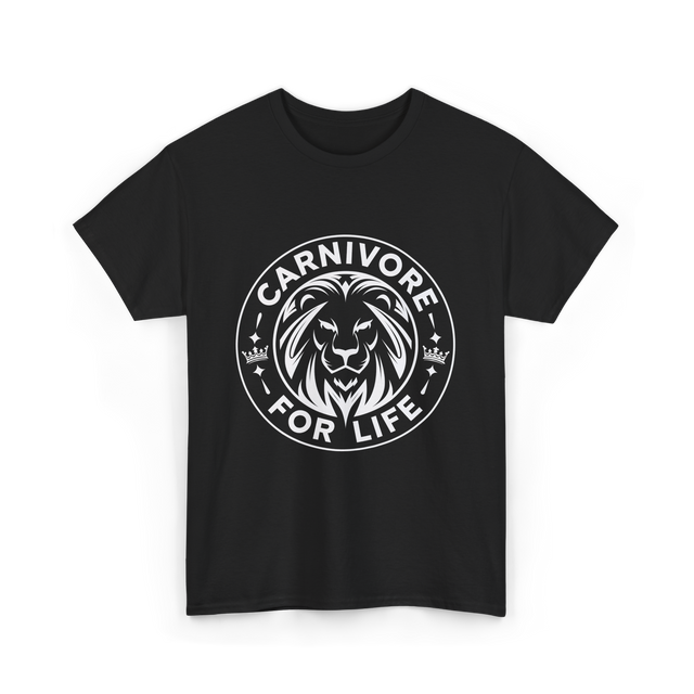 Carnivore For Life Lion Carnivores T-Shirt - Black