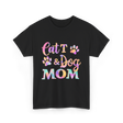 Cat and Dog Mom Pets T-Shirt - Black