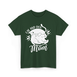 Cat And Dog Mom Pets T-Shirt - Forest Green