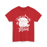 Cat And Dog Mom Pets T-Shirt - Red