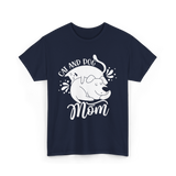 Cat And Dog Mom Pets T-Shirt - Navy