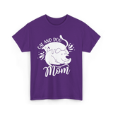 Cat And Dog Mom Pets T-Shirt - Purple