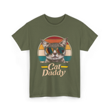 Cat Daddy Cats T-Shirt - Military Green