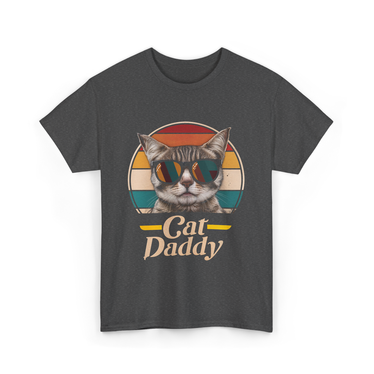 Cat Daddy Cats T-Shirt - Dark Heather