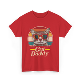 Cat Daddy Cats T-Shirt - Red