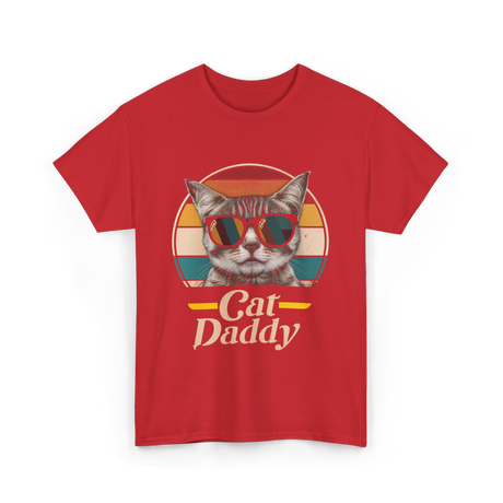 Cat Daddy Cats T-Shirt - Red