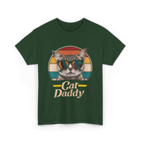 Cat Daddy Cats T-Shirt - Forest Green