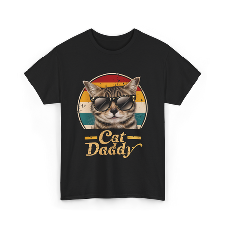 Cat Daddy Cat T-Shirt - Black