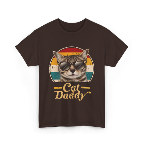 Cat Daddy Cat T-Shirt - Dark Chocolate