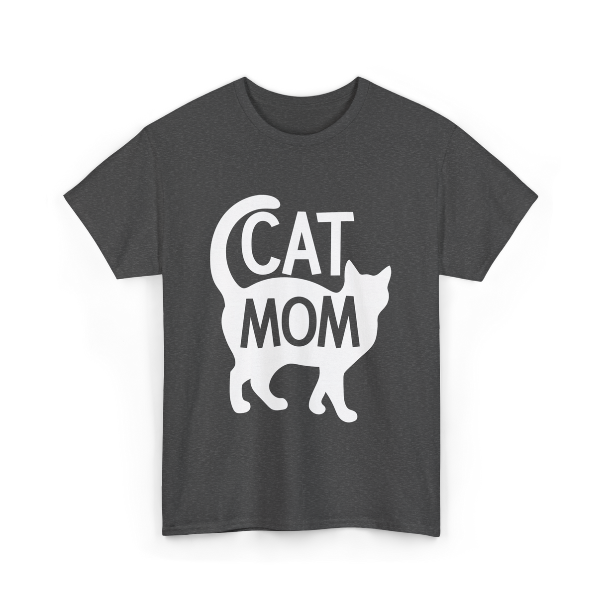 Cat Mom Kitty Pet Lover T-Shirt - Dark Heather