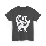 Cat Mom Kitty Pet Lover T-Shirt - Dark Heather