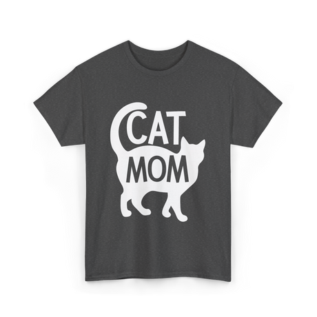 Cat Mom Kitty Pet Lover T-Shirt - Dark Heather