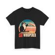 Cat Whisperer Cat T-Shirt - Black