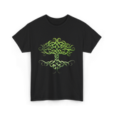 Celtic Knot Tree Celtic Symbol T-Shirt - Black