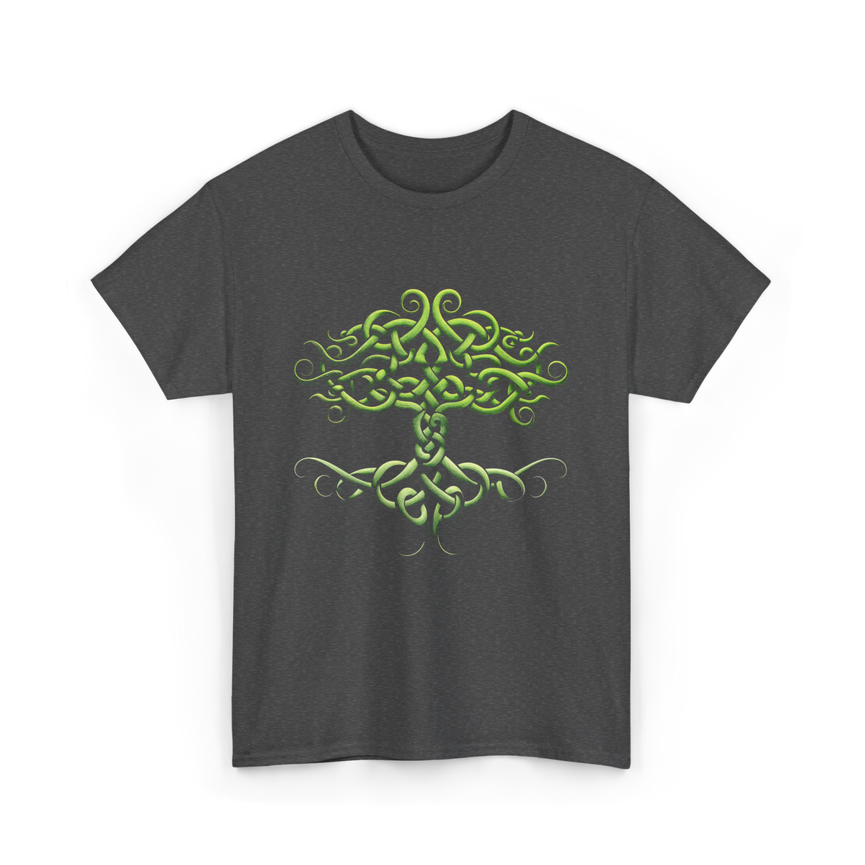 Celtic Knot Tree Celtic Symbol T-Shirt - Dark Heather