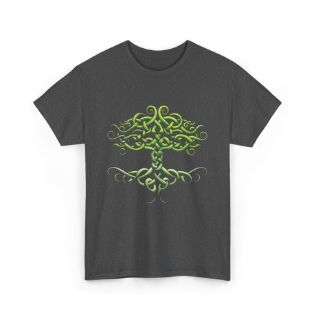 Celtic Knot Tree Celtic Symbol T-Shirt - Dark Heather