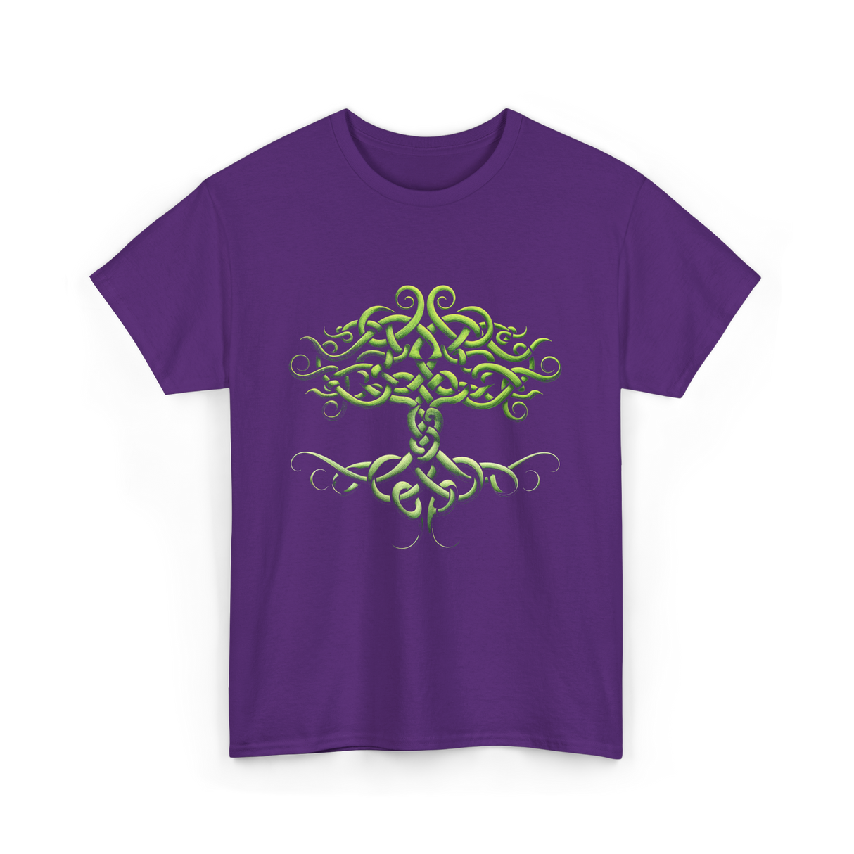 Celtic Knot Tree Celtic Symbol T-Shirt - Purple