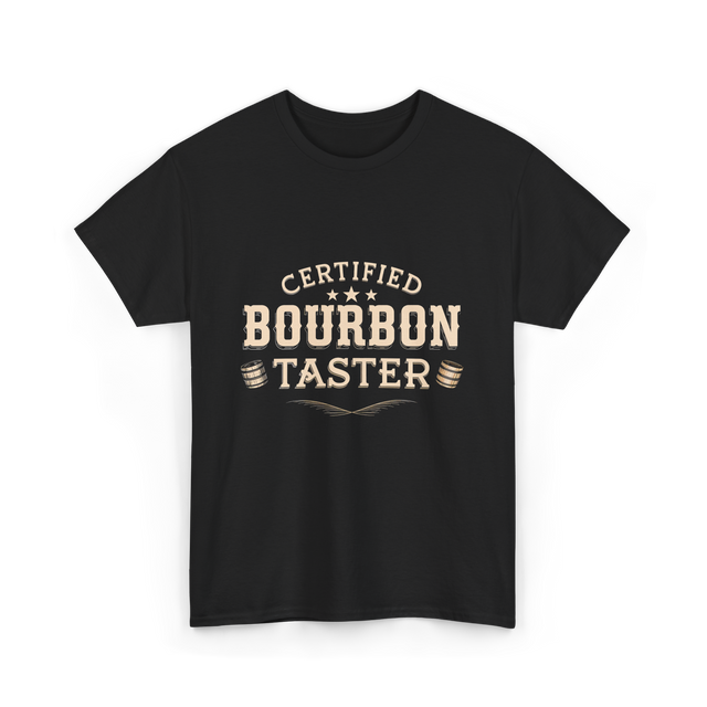 Certified Bourbon Taster Bourbon T-Shirt - Black