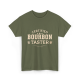 Certified Bourbon Taster Bourbon T-Shirt - Military Green