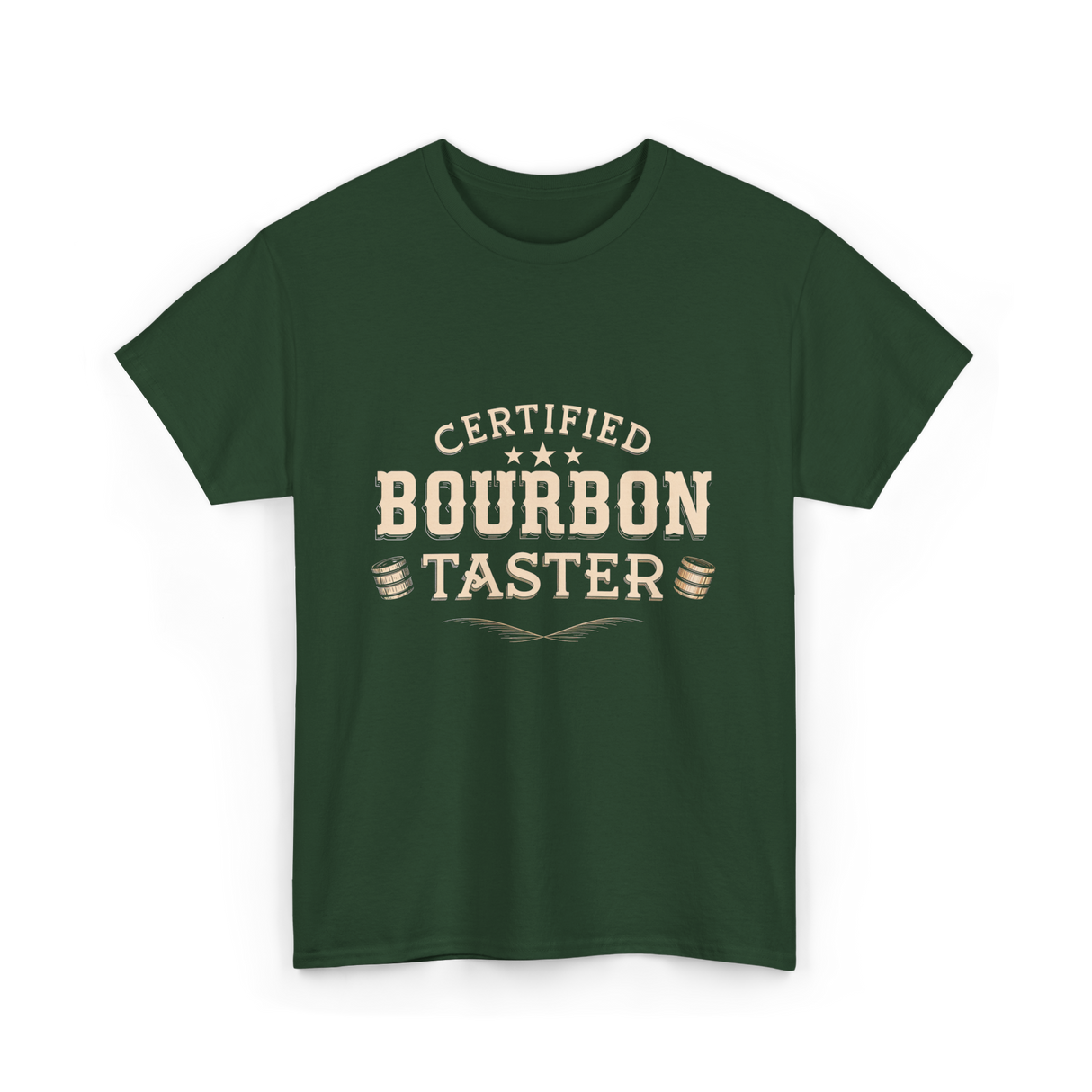 Certified Bourbon Taster Bourbon T-Shirt - Forest Green