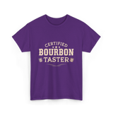 Certified Bourbon Taster Bourbon T-Shirt - Purple