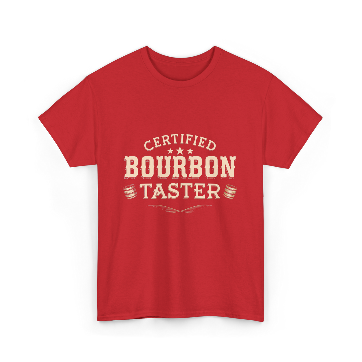 Certified Bourbon Taster Bourbon T-Shirt - Red