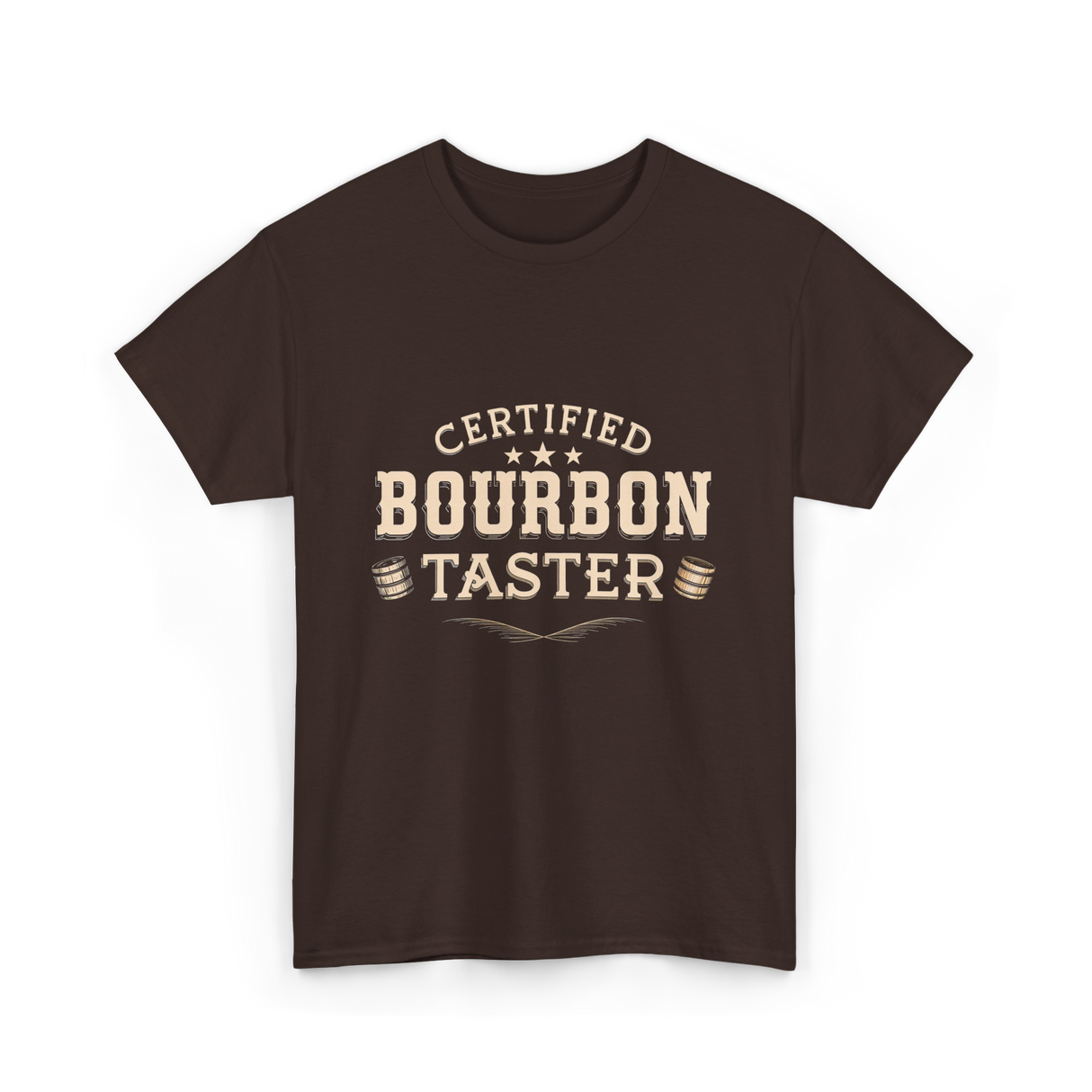 Certified Bourbon Taster Bourbon T-Shirt - Dark Chocolate