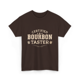 Certified Bourbon Taster Bourbon T-Shirt - Dark Chocolate