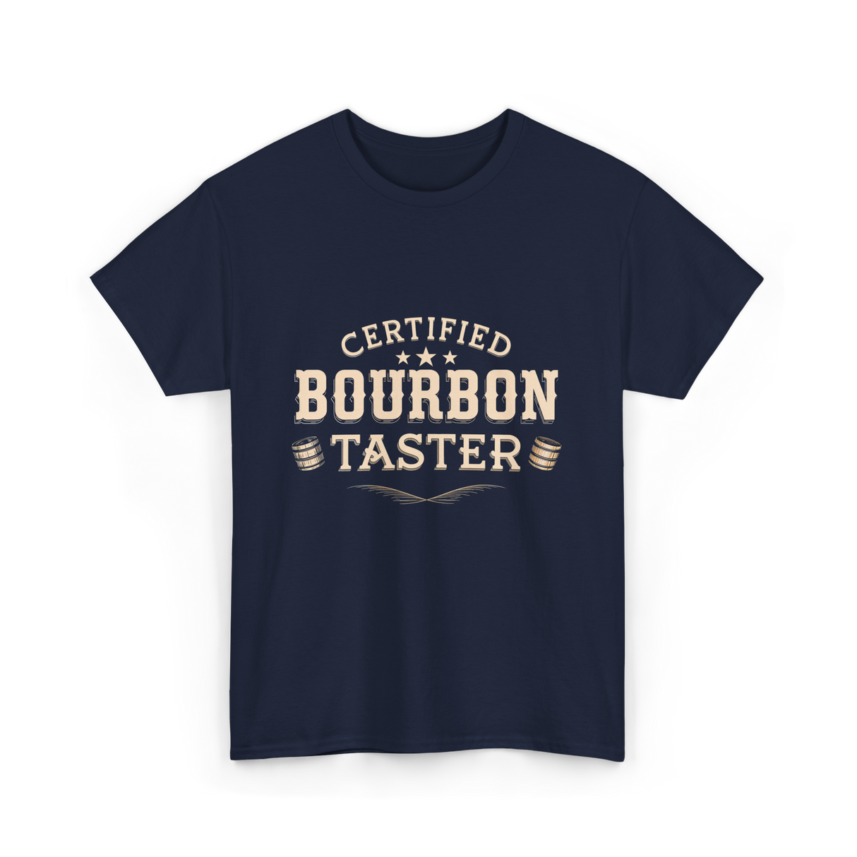 Certified Bourbon Taster Bourbon T-Shirt - Navy