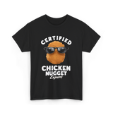 Certified Chicken Nugget Expert Chicken Nugget T-Shirt - Black