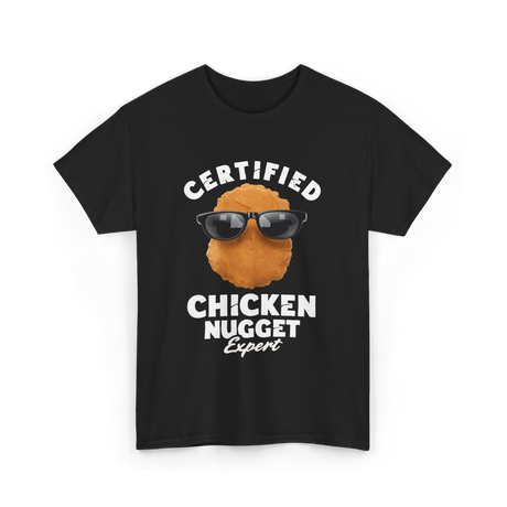 Certified Chicken Nugget Expert Chicken Nugget T-Shirt - Black