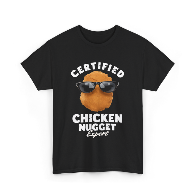 Certified Chicken Nugget Expert Chicken Nugget T-Shirt - Black