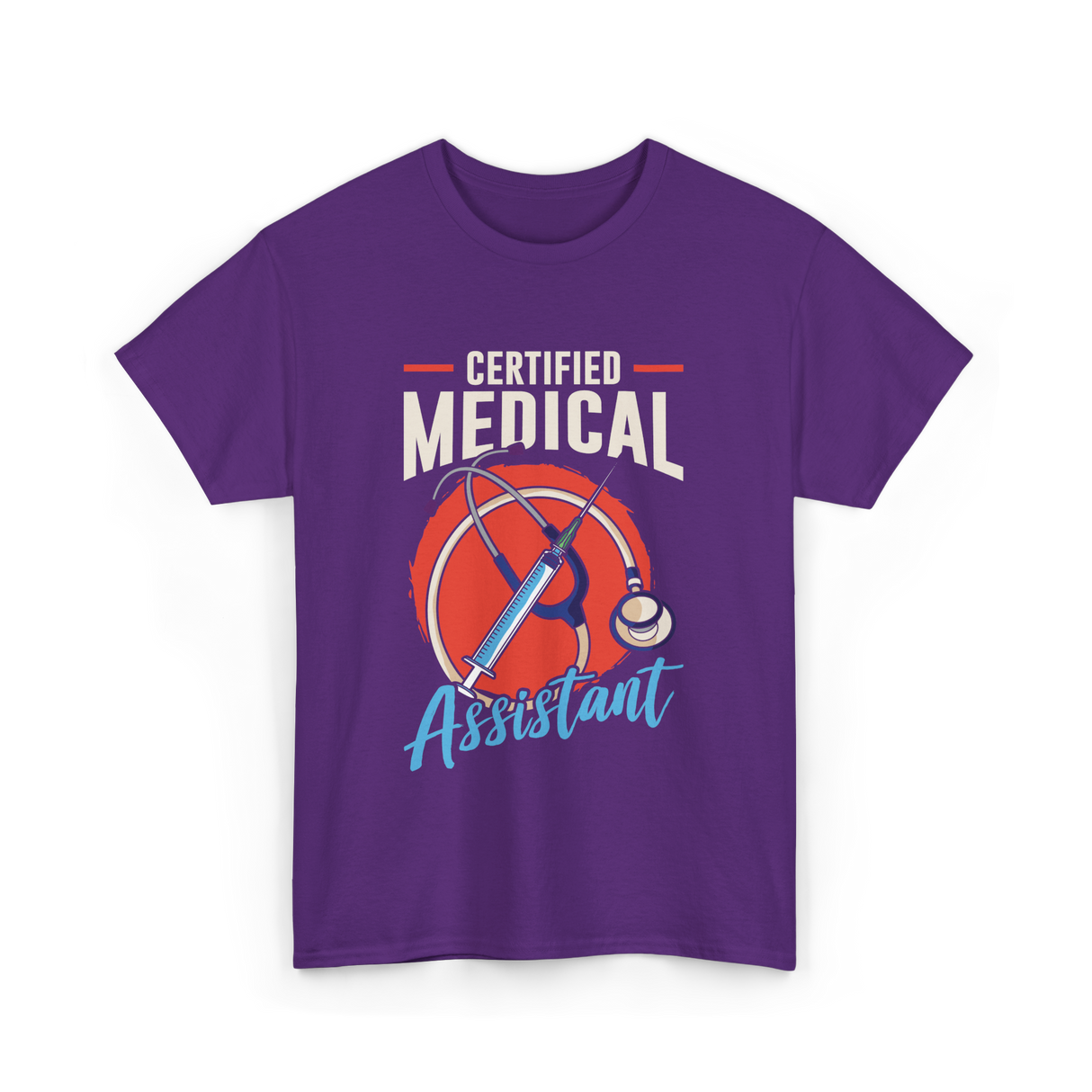 Certified Medical Assistant Medical T-Shirt - Purple