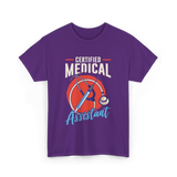 Certified Medical Assistant Medical T-Shirt - Purple