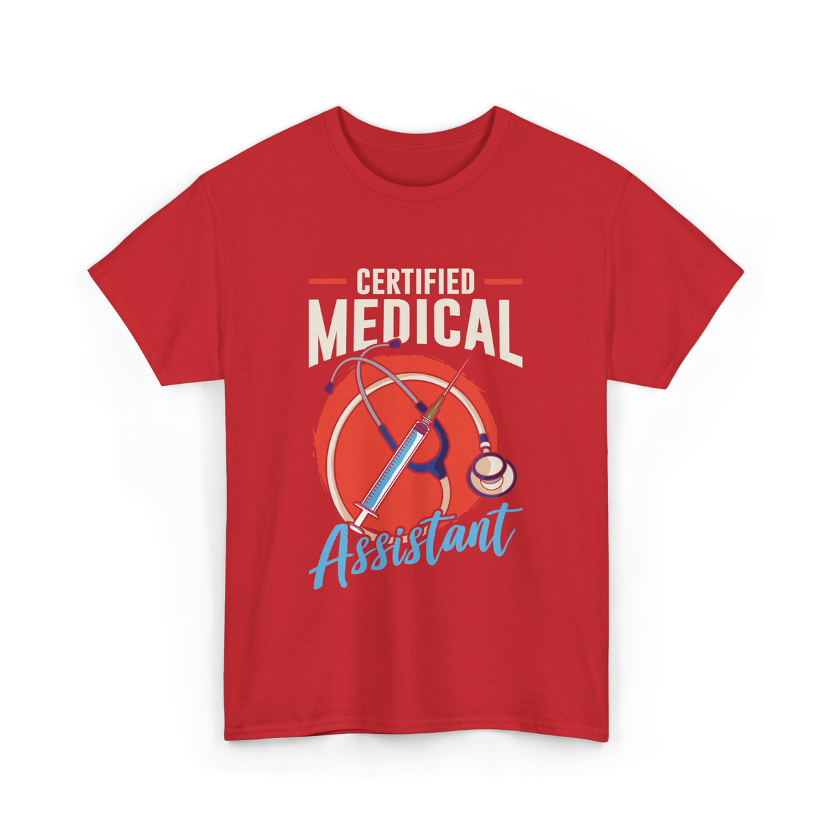 Certified Medical Assistant Medical T-Shirt - Red