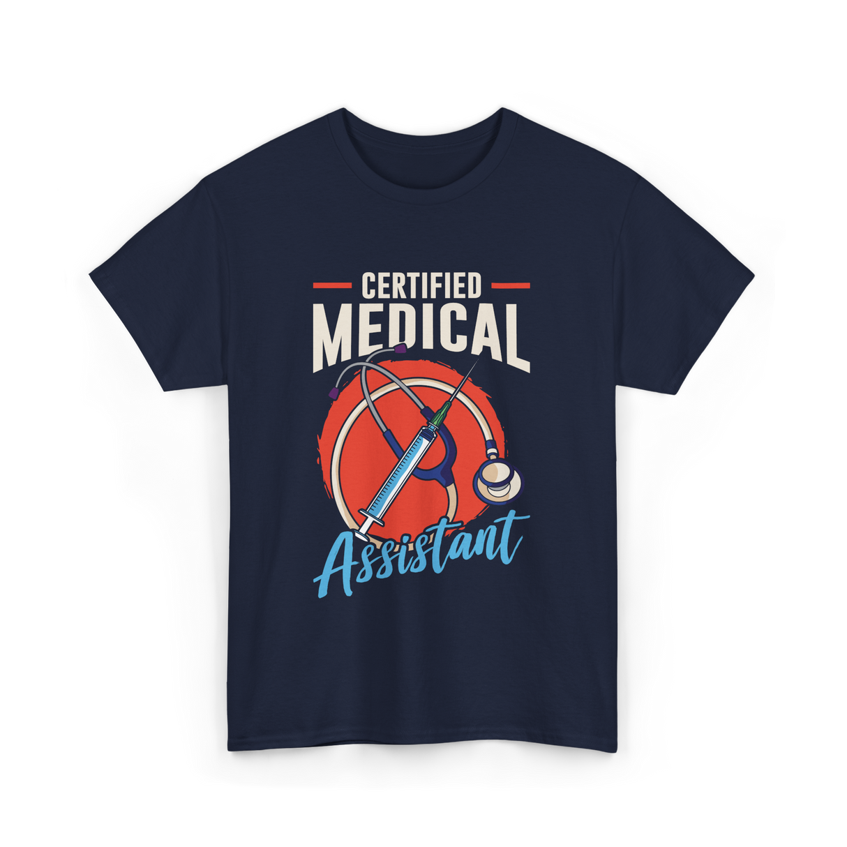 Certified Medical Assistant Medical T-Shirt - Navy