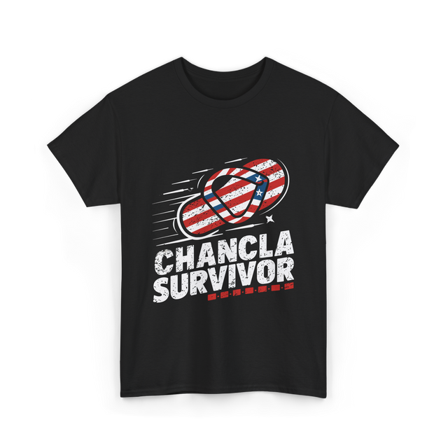 Chancla Survivor Chancla T-Shirt - Black