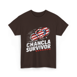 Chancla Survivor Chancla T-Shirt - Dark Chocolate