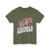 Chancla Survivor Chancla T-Shirt - Military Green