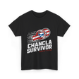 Chancla Survivor Puerto Rican T-Shirt - Black