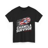 Chancla Survivor Puerto Rican T-Shirt - Black