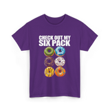 Check Out My Six Pack Donut T-Shirt - Purple