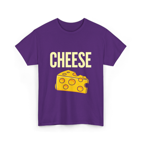 Cheese Cheese Fan T-Shirt - Purple