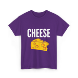 Cheese Lover T-Shirt - Purple