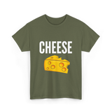 Cheese Lover T-Shirt - Military Green