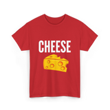 Cheese Lover T-Shirt - Red