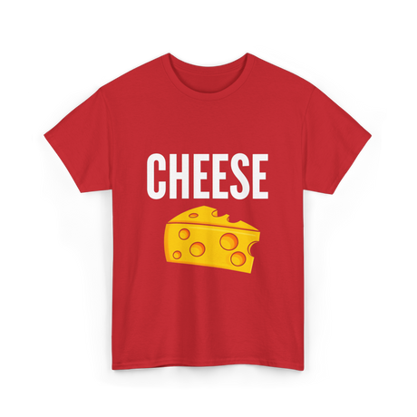 Cheese Lover T-Shirt - Red