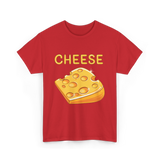 Cheese Cheese Lovers T-Shirt - Red