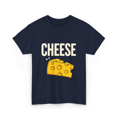 Cheese Cheese Lovers T-Shirt - Navy